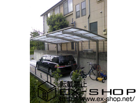 のカーポート カーブポートシグマ? 延長 積雪〜20cm対応 施工例