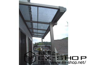 のバルコニー・ベランダ屋根 ライザーテラスII   F型 屋根タイプ 単体 積雪〜20cm対応 施工例