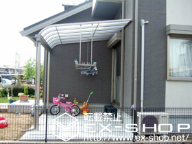 のテラス屋根 ライザーテラス?R型 単体 テラスタイプ 積雪〜20cm対応 施工例