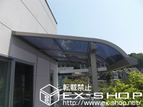 のバルコニー・ベランダ屋根 ライザーテラスII R型 単体 屋根タイプ 積雪〜20cm対応 施工例