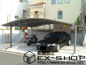 のカーポート カーブポートシグマIII ワイド　積雪〜20cm対応 施工例