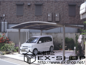 のカーポート カーブポートシグマIII ワイド 積雪〜20cm対応 施工例