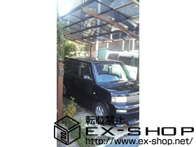 のカーポート カーブポートシグマ? 積雪〜20cm対応 施工例