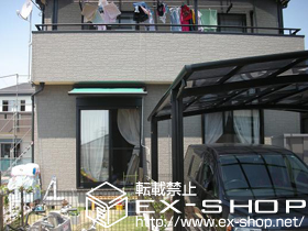 のオーニング・日よけ 彩鳥C型 ボックスタイプ 手動式 施工例