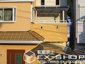 のバルコニー・ベランダ屋根 プレシオステラス R型 屋根タイプ 単体 積雪〜20cm対応 施工例