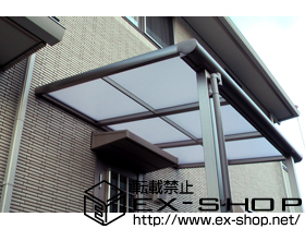 のテラス屋根 パワーアルファ Ｆ型 単体 テラスタイプ 積雪〜30cm対応 施工例