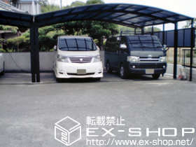 のカーポート カーブポートシグマIII ワイド 積雪〜20cm対応 施工例