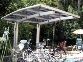 のサイクルポート・駐輪場 レイナポート ミニ 積雪〜20cm対応 施工例