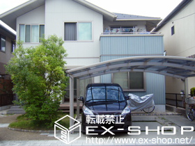 のカーポート プレシオスポート ワイド 積雪〜30ｃｍ対応 施工例