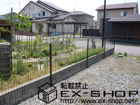 のフェンス・柵 FCS-61型フェンス フリーポールタイプ 施工例