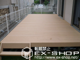 のウッドデッキ リウッドデッキII 標準 連棟 施工例