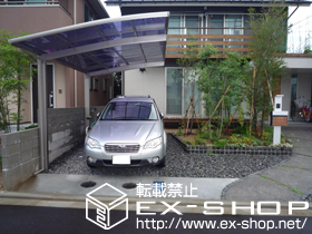 のカーポート カーブポートシグマ? 積雪〜20cm対応 施工例