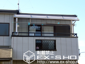 のバルコニー・ベランダ屋根 ライザーテラスII   R型 屋根タイプ 単体 積雪〜20cm対応 施工例