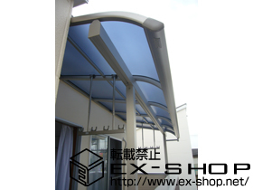 のバルコニー・ベランダ屋根 ヴェクターテラス R型 屋根タイプ 単体 積雪〜20cm対応 施工例