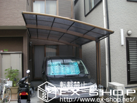 のカーポート カーブポートシグマ? 積雪〜20cm対応 施工例