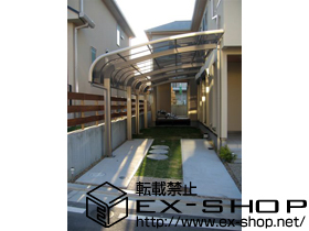 のカーポート テールポートシグマ? 縦連棟タイプ 積雪〜20cm対応 施工例