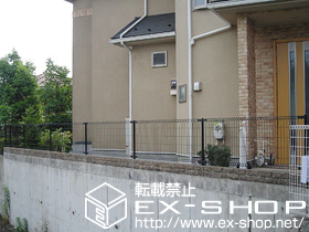 のフェンス・柵 メッシュフェンスM型 施工例