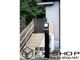 の機能門柱・ポスト シンプルモダン 機能門柱1型 独立仕様 12KIセット 施工例