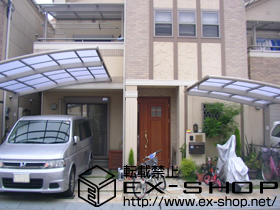 のカーポート カーブポートシグマ? 積雪〜20cm対応 施工例