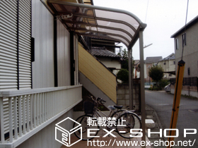 のテラス屋根 パワーアルファ RB型 テラスタイプ 単体 積雪〜20cm対応 施工例