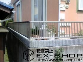 のフェンス・柵 プリレオR2型フェンス フリーポールタイプ 施工例