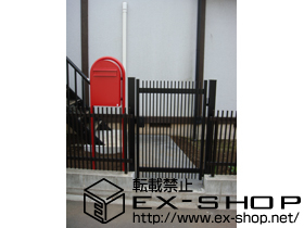 の門扉 有磯1型 片開き 門柱タイプ 施工例