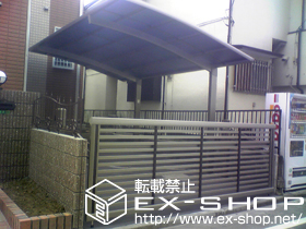 のカーポート カーブポートシグマ?　レギュラータイプ積雪〜20cm対応 施工例