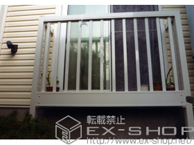 のバルコニー アクトステージA型 太格子 単体 柱建て式 施工例