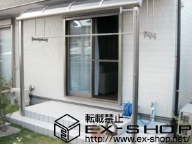 のテラス屋根 パワーアルファ RB型 テラスタイプ 単体 積雪〜20cm対応 施工例