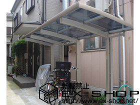 のサイクルポート・駐輪場 レイナポートミニ 縦連棟タイプ 積雪〜20cm対応 施工例