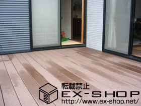 のウッドデッキ リウッドデッキII 標準 単体 施工例