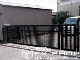 のカーゲート ワイドオーバードアR2型 手動式 施工例