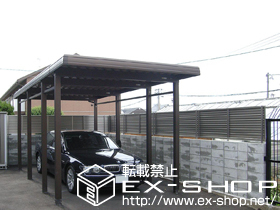 のフェンス・柵 プリレオR9型フェンス フリーポールタイプ 施工例