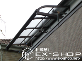 のバルコニー・ベランダ屋根 ヴェクター R型 単体 ルーフタイプ 積雪〜20cm対応 施工例