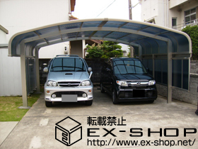 のカーポート レイナキャップツインポート 積雪〜20cm対応 施工例