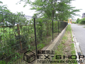 のフェンス・柵 FCS-61型フェンス 施工例