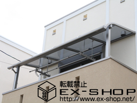のバルコニー・ベランダ屋根 ライザーテラスII R型 屋根タイプ 単体 積雪〜20cm対応 施工例