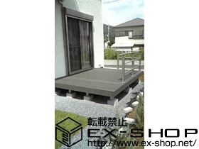 YKKAPのウッドデッキ リウッドデッキII 標準 単体 施工例