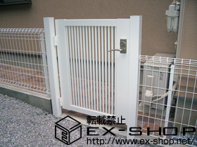 の門扉 エクジス門扉 R2型 片開き 施工例