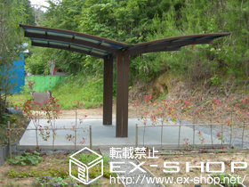 のカーポート プレシオスポート Y合掌 積雪〜20cm対応 施工例