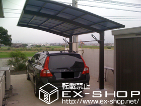 のカーポート カーブポートシグマＩＩＩ 積雪〜20cm対応 施工例