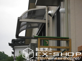 のテラス屋根 ライザーテラス?R型 単体 ルーフタイプ 積雪〜20cm対応 施工例