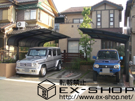 のカーポート カーブポートシグマIII 積雪〜20cm対応 施工例