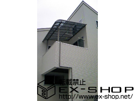 のバルコニー・ベランダ屋根 パワーアルファRB型 単体 屋根タイプ 積雪〜30cm対応 施工例