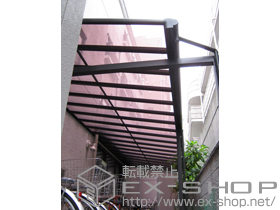 のテラス屋根 ヴェクターテラス F型 テラスタイプ 3連棟 積雪〜20cm対応 施工例