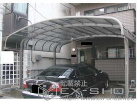 のカーポート テールポートシグマIII ワイド 積雪〜20cm対応 施工例