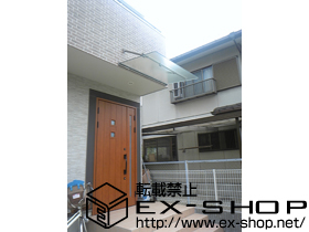 のテラス屋根 クリアルーフ 単体タイプ 施工例