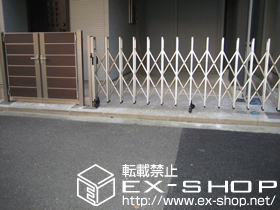 の門扉 ライフモダン門扉MM-YA型 両開き［柱使用］ 施工例