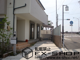 のサイクルポート・駐輪場 メジャーポートII Rタイプ ミニ 積雪〜20cm対応 施工例