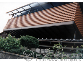 のバルコニー バルコニー アネーロ 連棟 井桁格子 屋根置き式 施工例